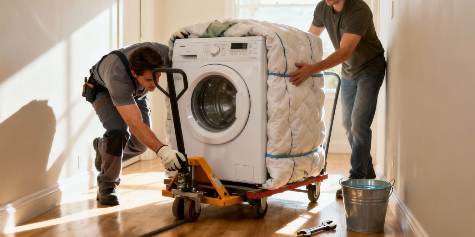 How to Move a Washing Machine Without Damage or Injury
