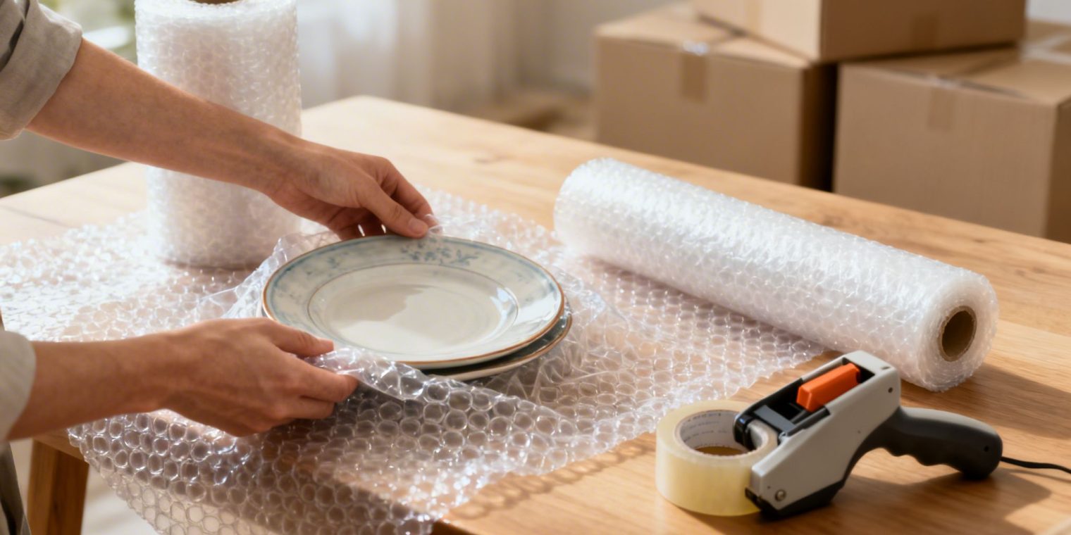 Your Guide to Bubble Wrap for Moving Without Breakage