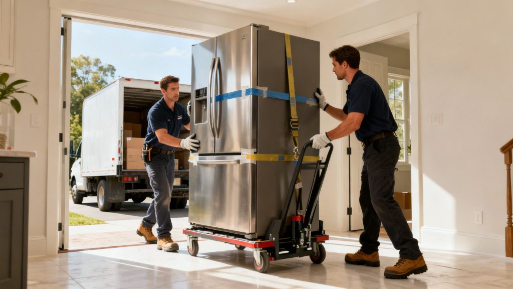 Learn expert tips for transporting a fridge safely, whether you DIY or hire a pro, to avoid costly damage.
