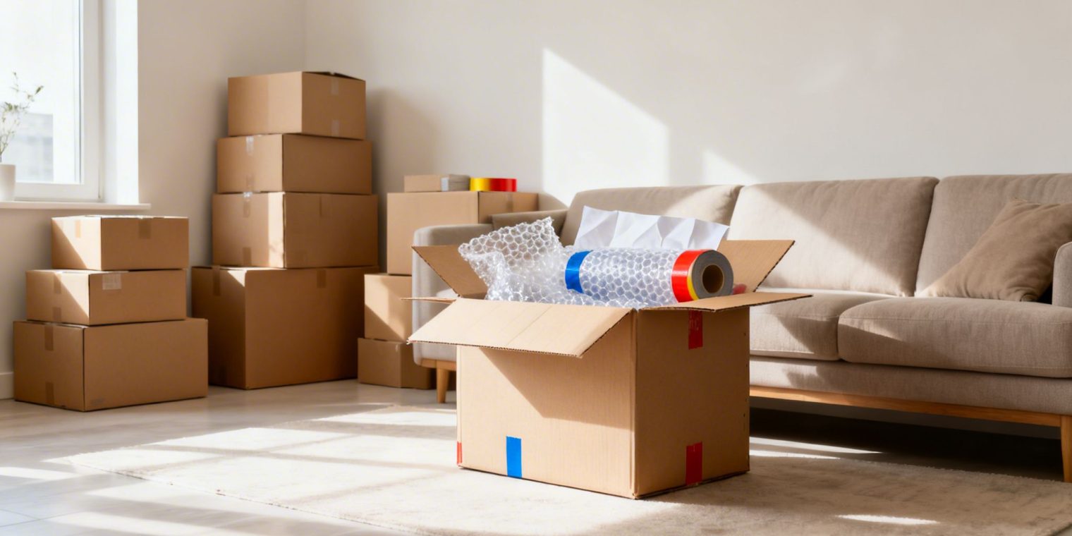 A Guide to Moving Boxes in a House