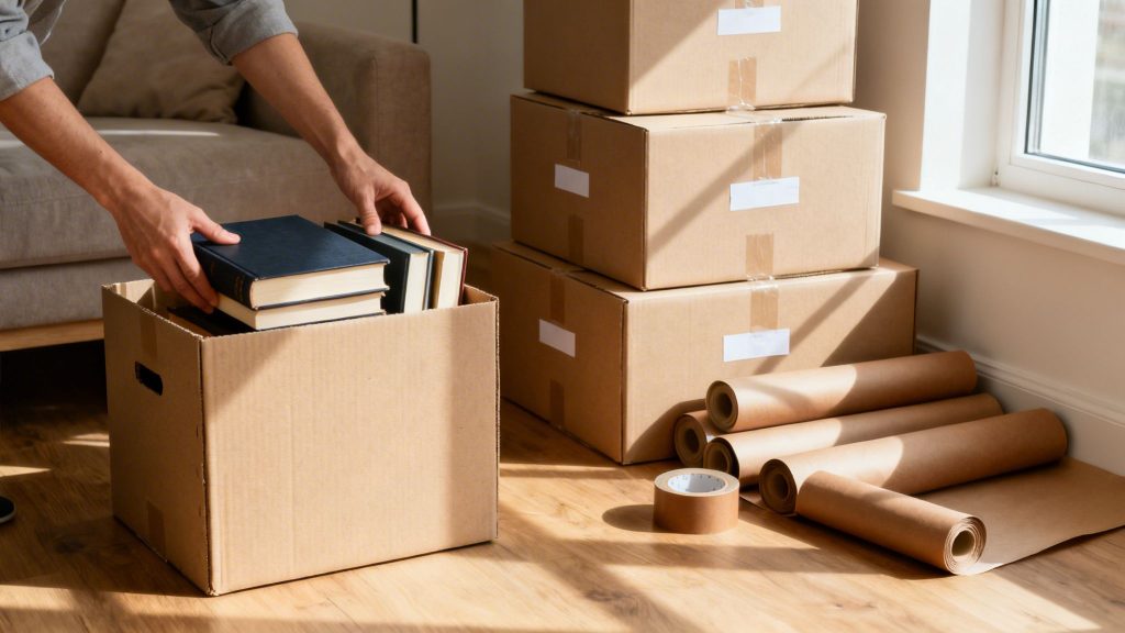 Discover the best boxes for moving books with our 2026 guide. Learn pro packing tips and find sturdy boxes to protect your library during your Perth move.
