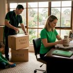 Family packing boxes for interstate move